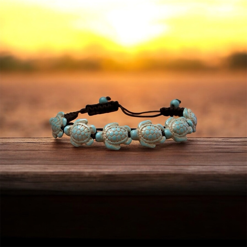 Turquoise Turtle Bracelet